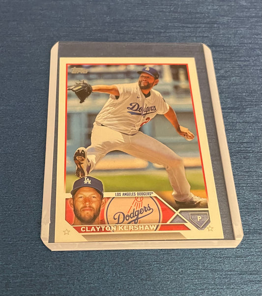 Klayton Kershaw Los Angeles Dodgers Topps 2023