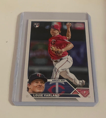 Louie Varland Minnesota Twins Topps 2023