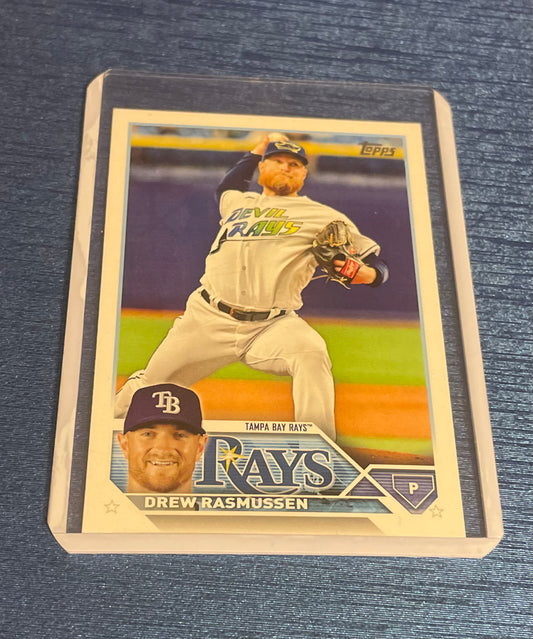 Drew Rasmussen Tampa Bay Rays Topps 2023