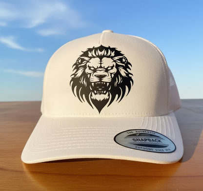“Unleash the beast” Lion design hat
