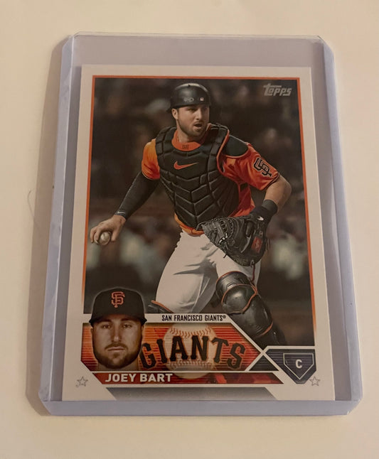 Joey Bart San Franscico Giants Topps 2023