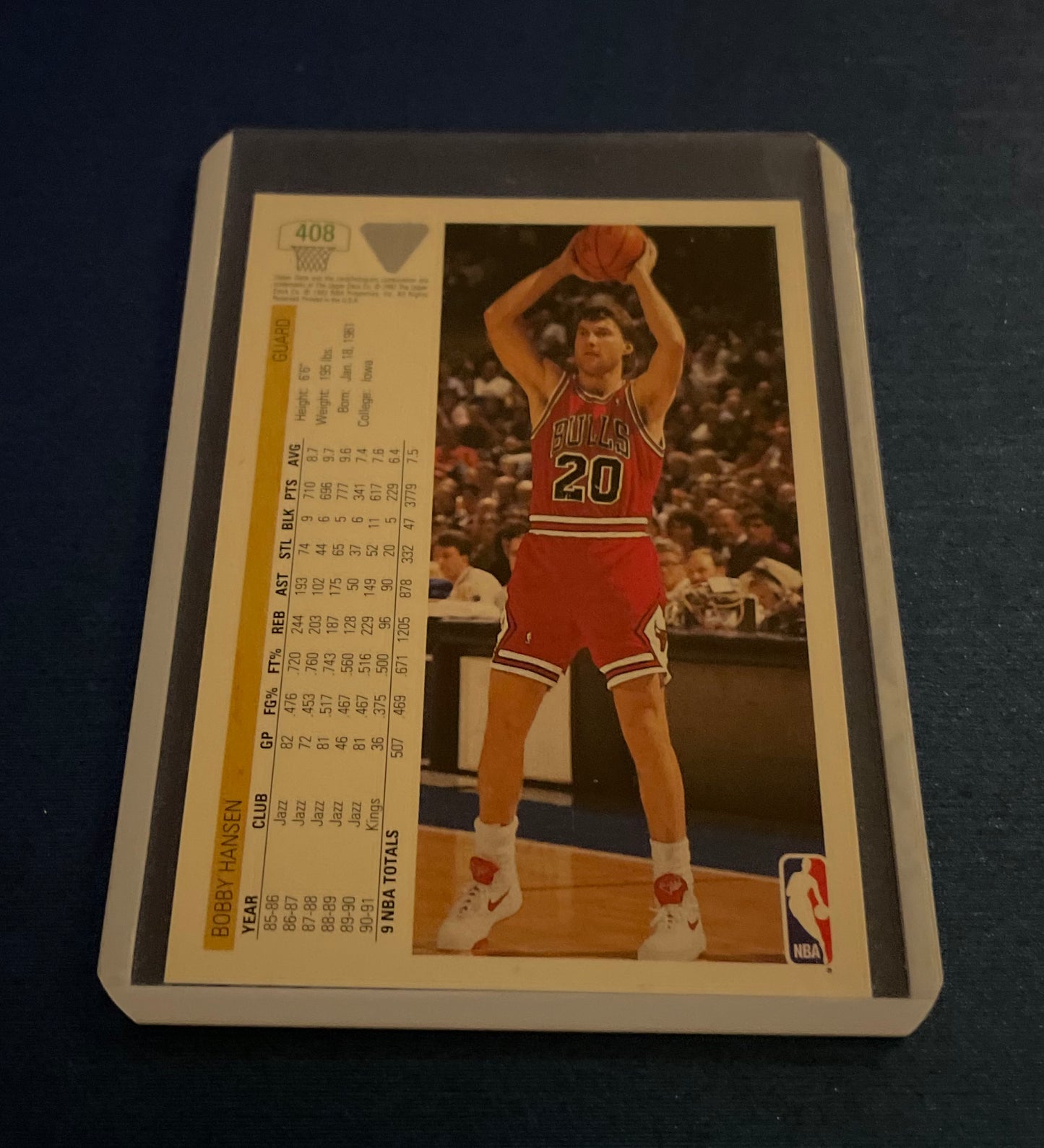 Bobby Hansen Chicago Bulls 1991-92 Upper Deck