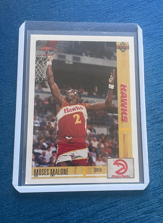 Moses Malone Atlanta Hawks Upper Deck 1991-92