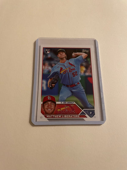 Matthew Liberatore St.Louis Cardinals Topps 2023