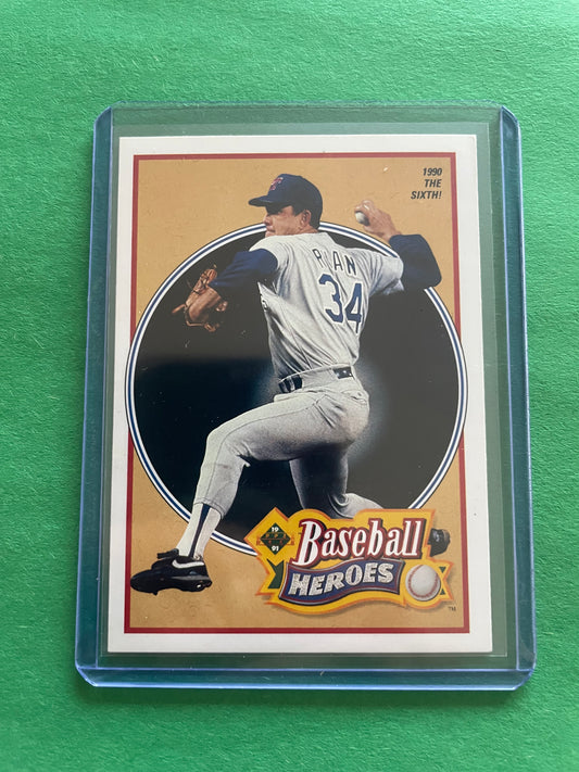 1991 Upper Deck: Baseball Heroes Nolan Ryan