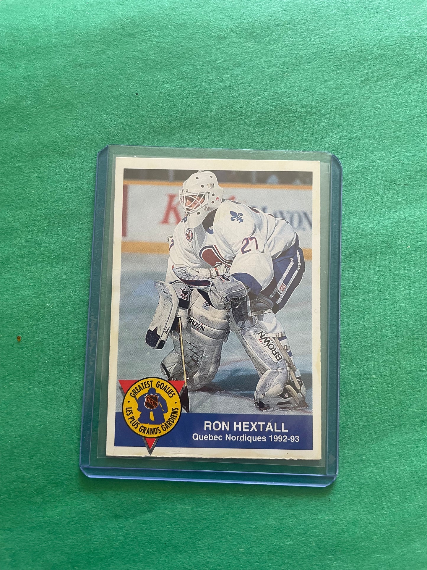 1993-1994 High Liner Greatest Goalies Ron Hextall