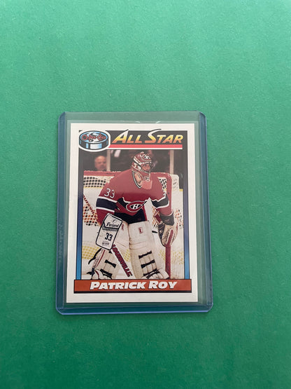 1991-92 O-Pee-Chee Montreal Canadiens Patrick Roy