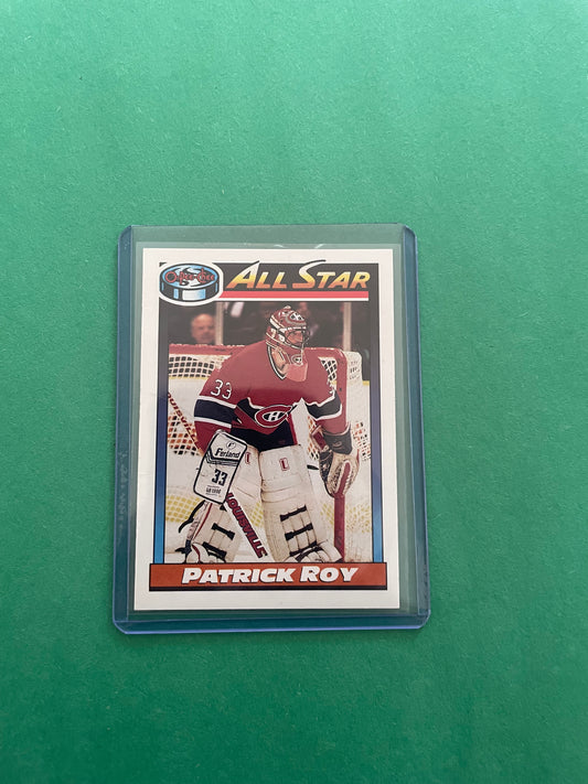 1991-92 O-Pee-Chee Montreal Canadiens Patrick Roy