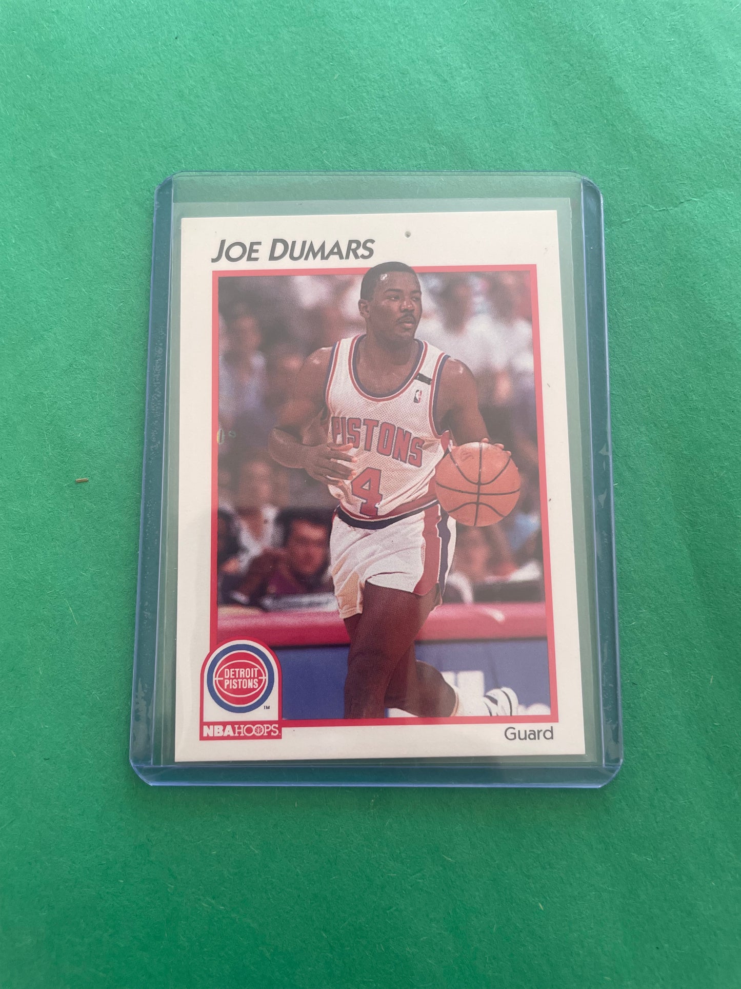 1991-92 Hoops McDonald’s Official NBA Card Detroit Pistons Joe Dumars