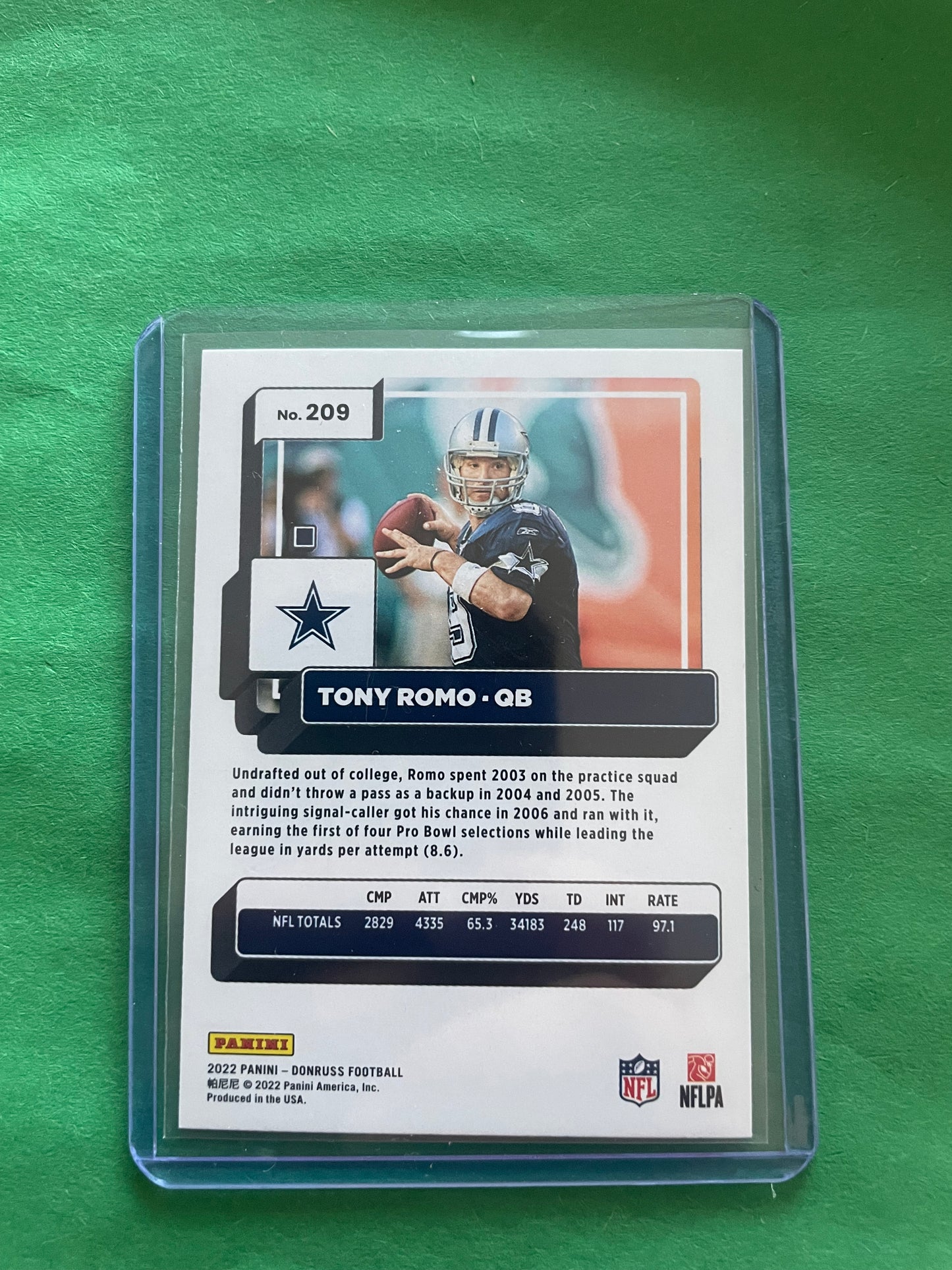 2022 Donruss-Tony Romo