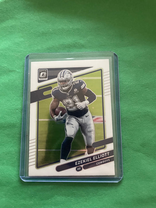 Ezekiel Elliot Dallas Cowboys 2021 Donruss Optic