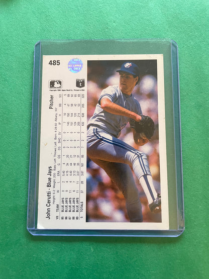 John Cerutti Toronto Blue Jays 1990 Upper Deck