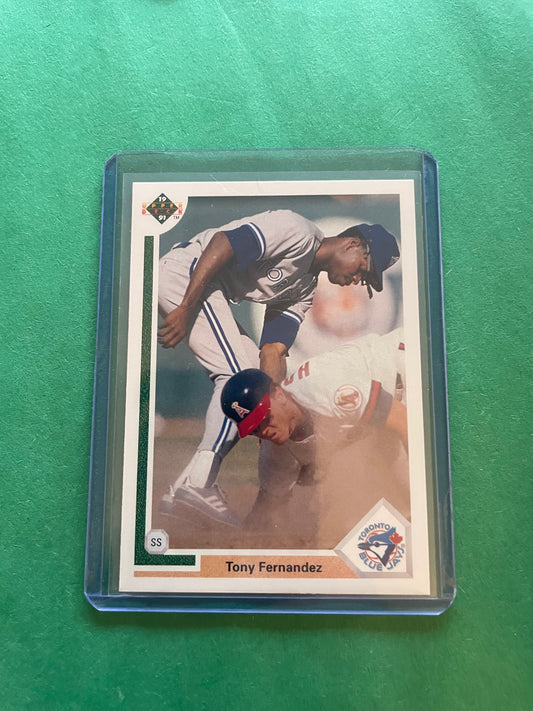 Tony Fernandez Toronto Blue Jays  1991 Upper Deck