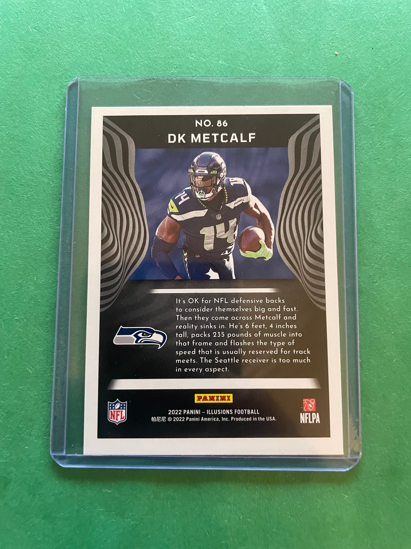 DK Metcalf Seattle Seahawks 2022 Panini Illusions