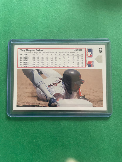 Tony Gwynn San Diego Padres 1990 Upper Deck