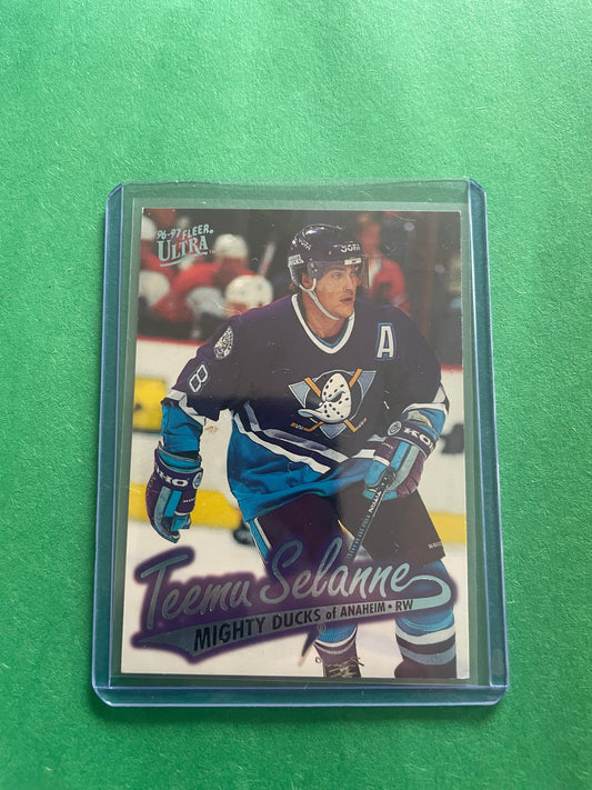 Teemu Selanne Anaheim Mighty Ducks 1996-97 Fleer Ultr