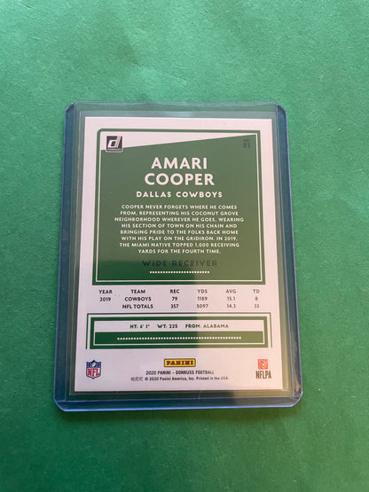 Amari Cooper Dallas Cowboys 2020 Donruss