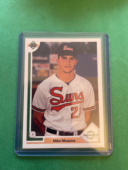 Mike Mussina 1991 Upper Deck Top Prospect