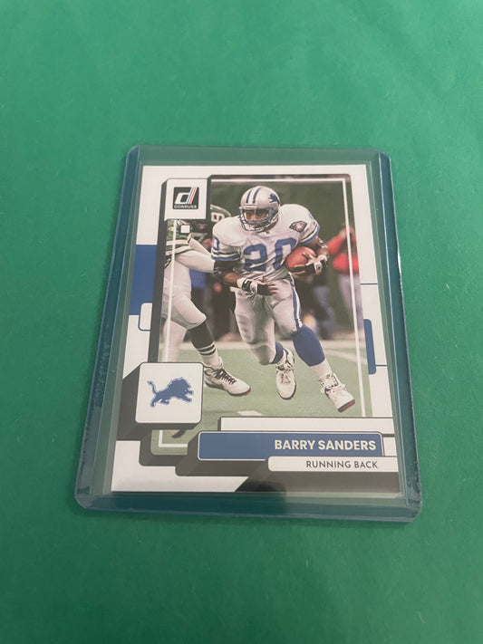 Barry Sanders Detroit Lions Donruss