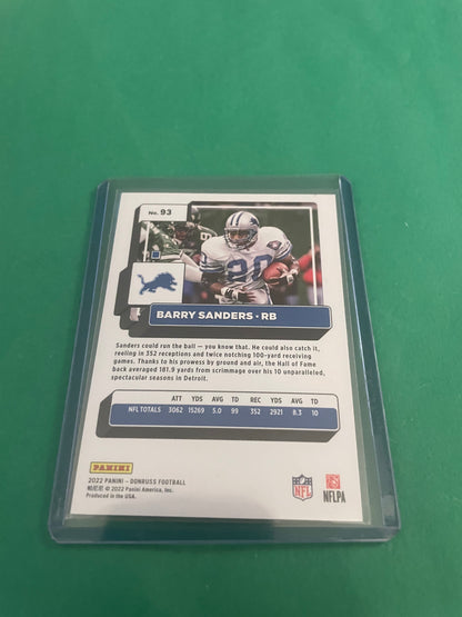 Barry Sanders Detroit Lions Donruss