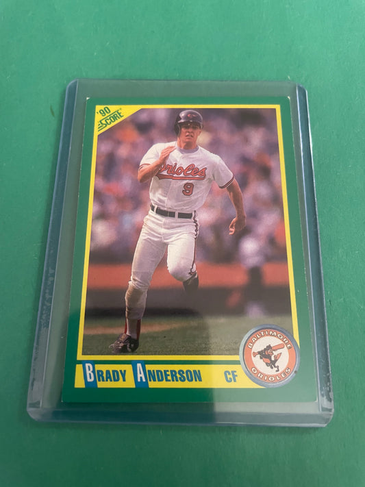 Brady Anderson Baltimore Orioles 1990 Score