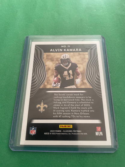 Alvin Kamara New Orleans Saints Panini Illisions Football