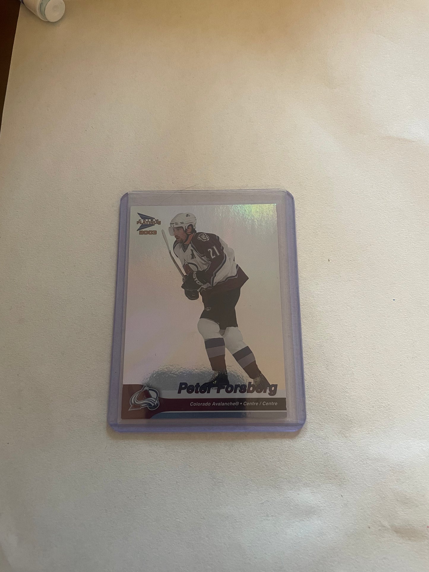 Peter Forsberg Colorado Avalanche 2002-03 Pacific Prism