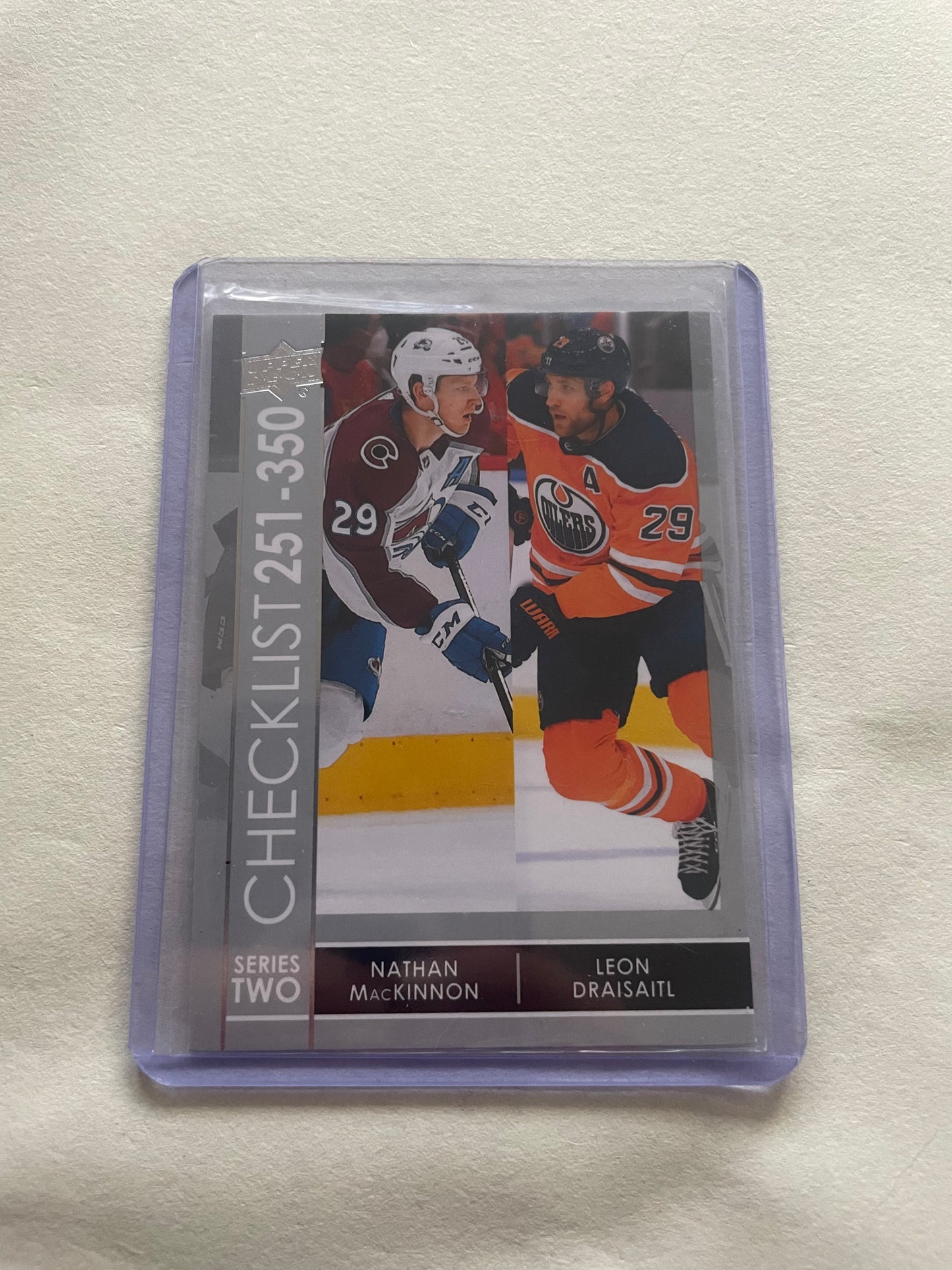 2021-22 Upper Deck Series Two Nathan McKinnon/Leon Draisaitl