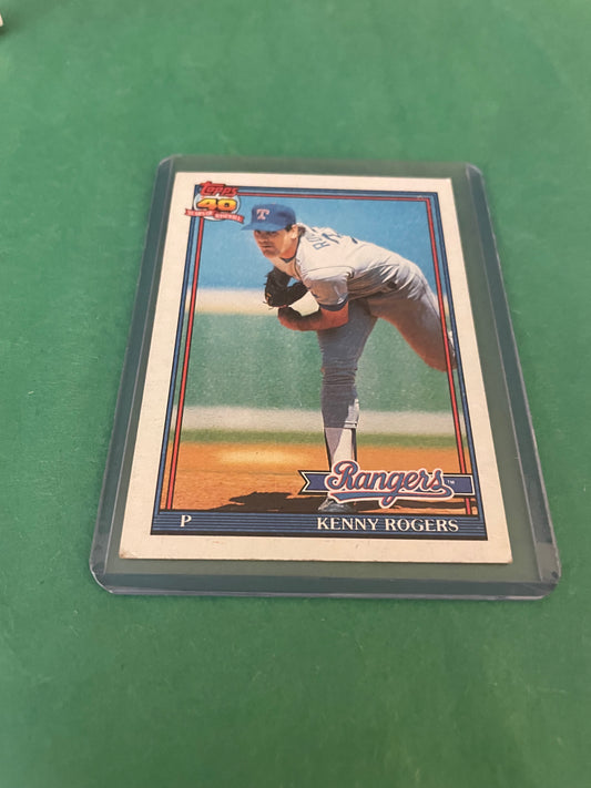 Kenny Rogers Texas Rangers Topps 40 years of baseball