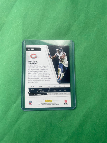 Khalil Mack Chicago Bears 2020 Panini Playoff Football