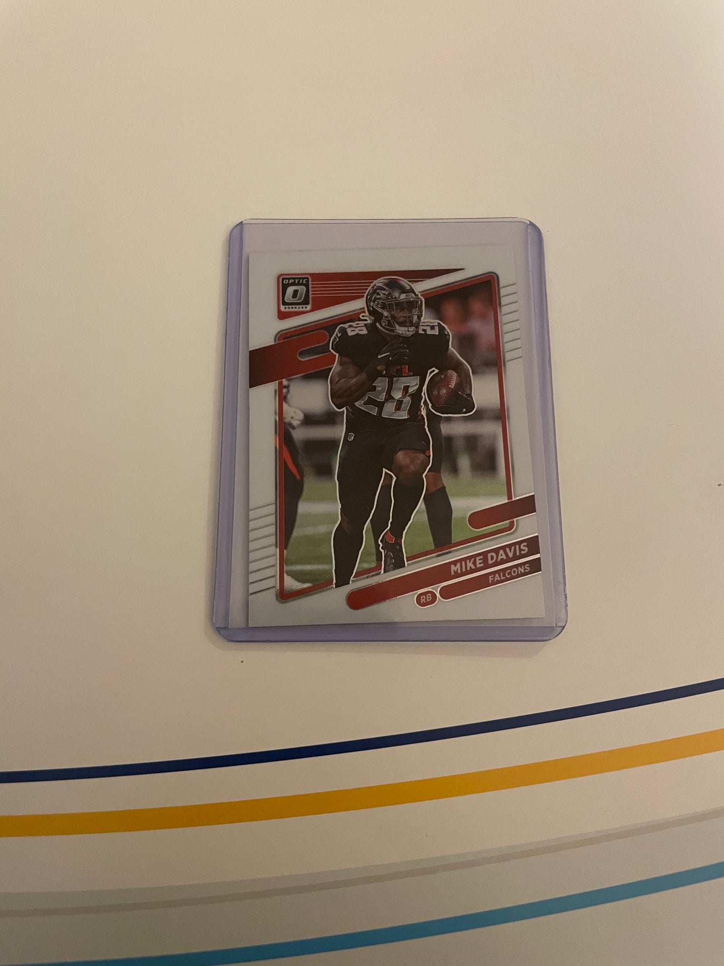 Mike Davis Atlanta Falcons 2021 Donruss Optic