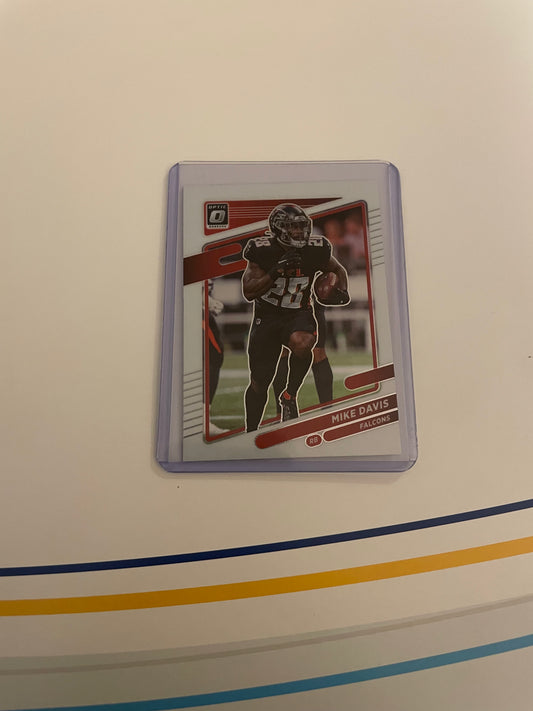 Mike Davis Atlanta Falcons 2021 Donruss Optic