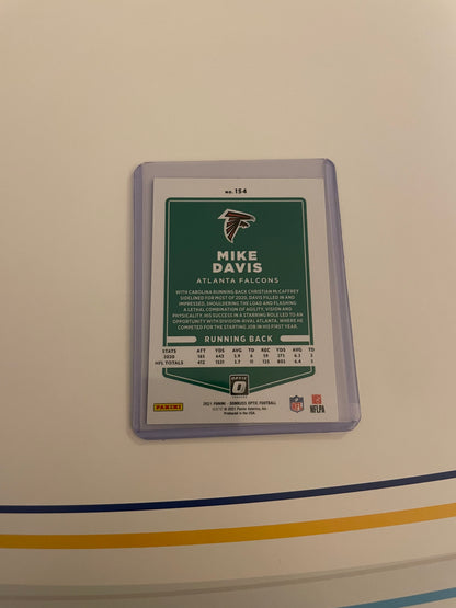 Mike Davis Atlanta Falcons 2021 Donruss Optic