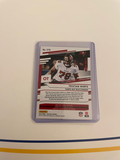 Tristan Wirfs Tampa Bay Buccaneers 2022 Panini Prestige