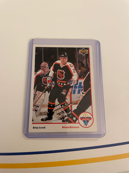 Brian Leetch NHL All-Star 1991 Upper Deck