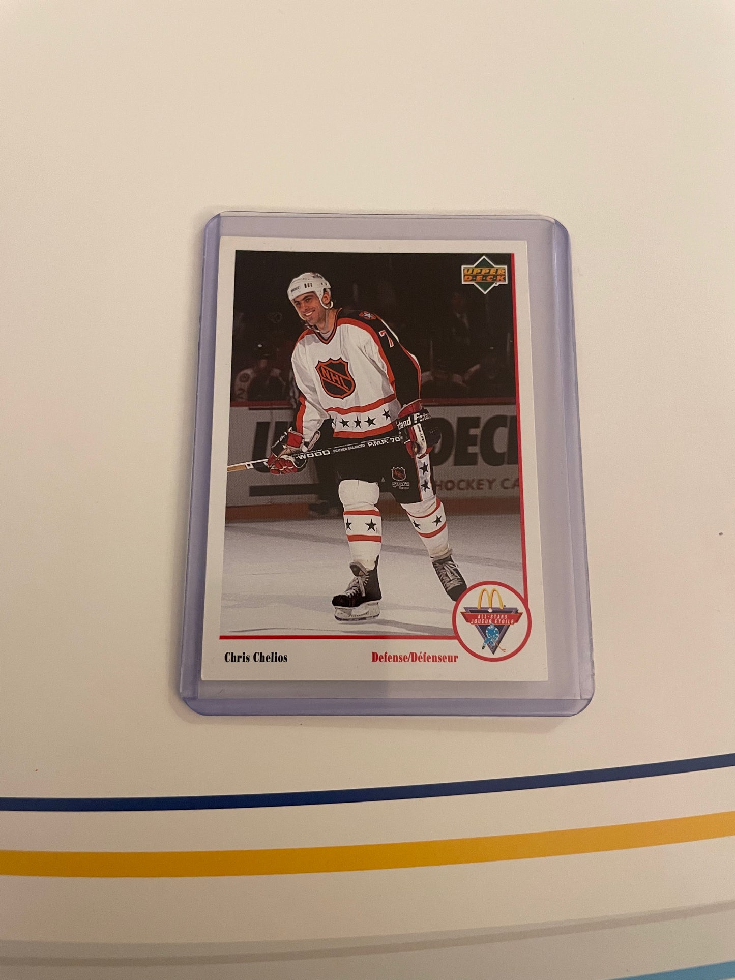 Chris Chelios NHL All-Star 1991-92 Upper Deck