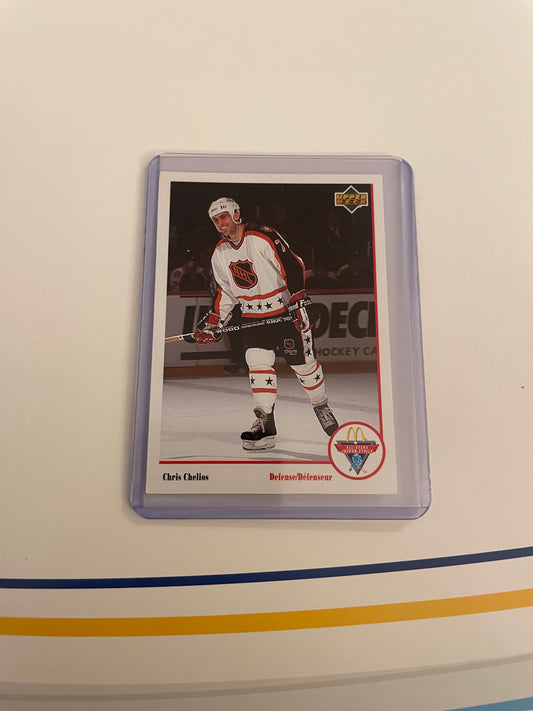 Chris Chelios NHL All-Star 1991-92 Upper Deck