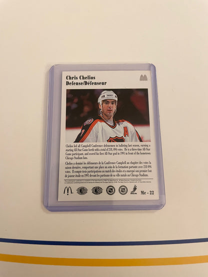 Chris Chelios NHL All-Star 1991-92 Upper Deck