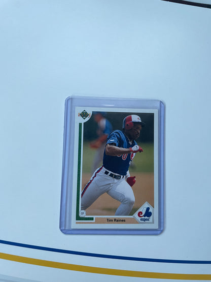 Tim Raines Montreal Expos 1990 Upper Deck