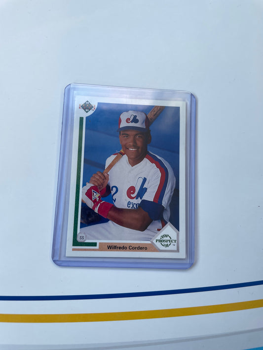 Wilfred Cordero Montreal Expos 1991 Upper Deck Top Prospect