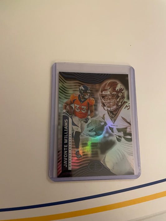 Javonte Williams Denver Broncos 2022 Panini