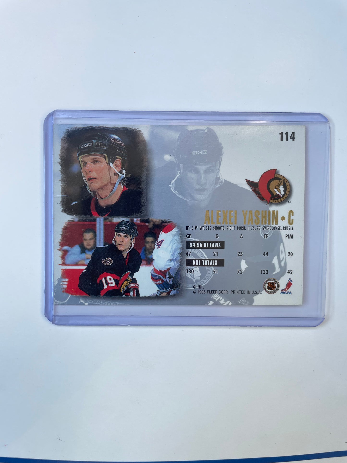 Alexi Yashin Ottawa Senators 96-97 Fleer Ultra