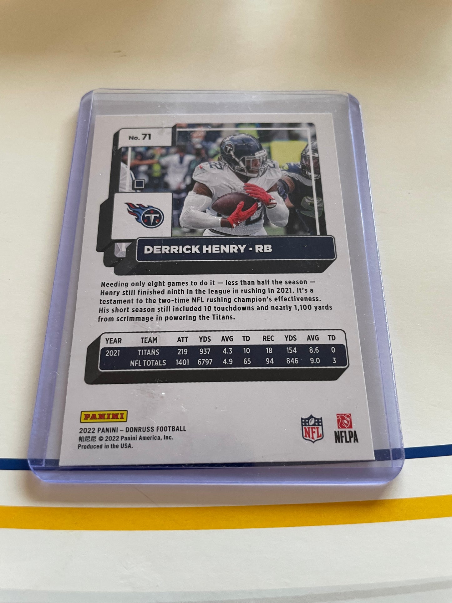 Derrick Henry Tennessee Titans 2022 Panini