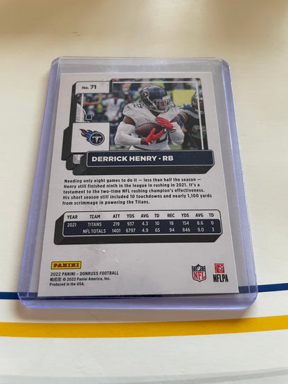 Derrick Henry Tennessee Titans 2022 Panini