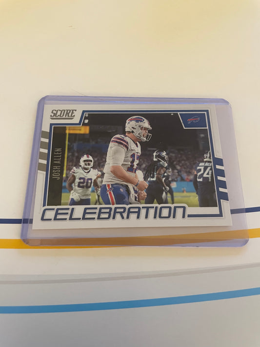 Josh Allen Buffalo Bills Celebration card