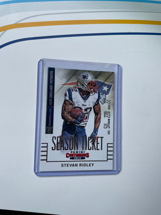 Stevan Ridley New England Patriots 2014 Panini Contenders