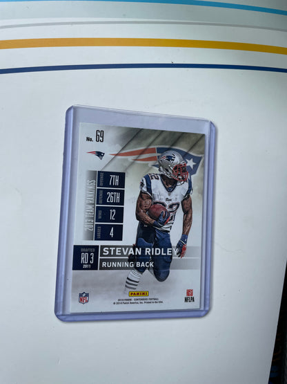 Stevan Ridley New England Patriots 2014 Panini Contenders