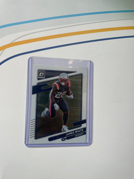 James White New England Patriots 2021 Donruss Optic