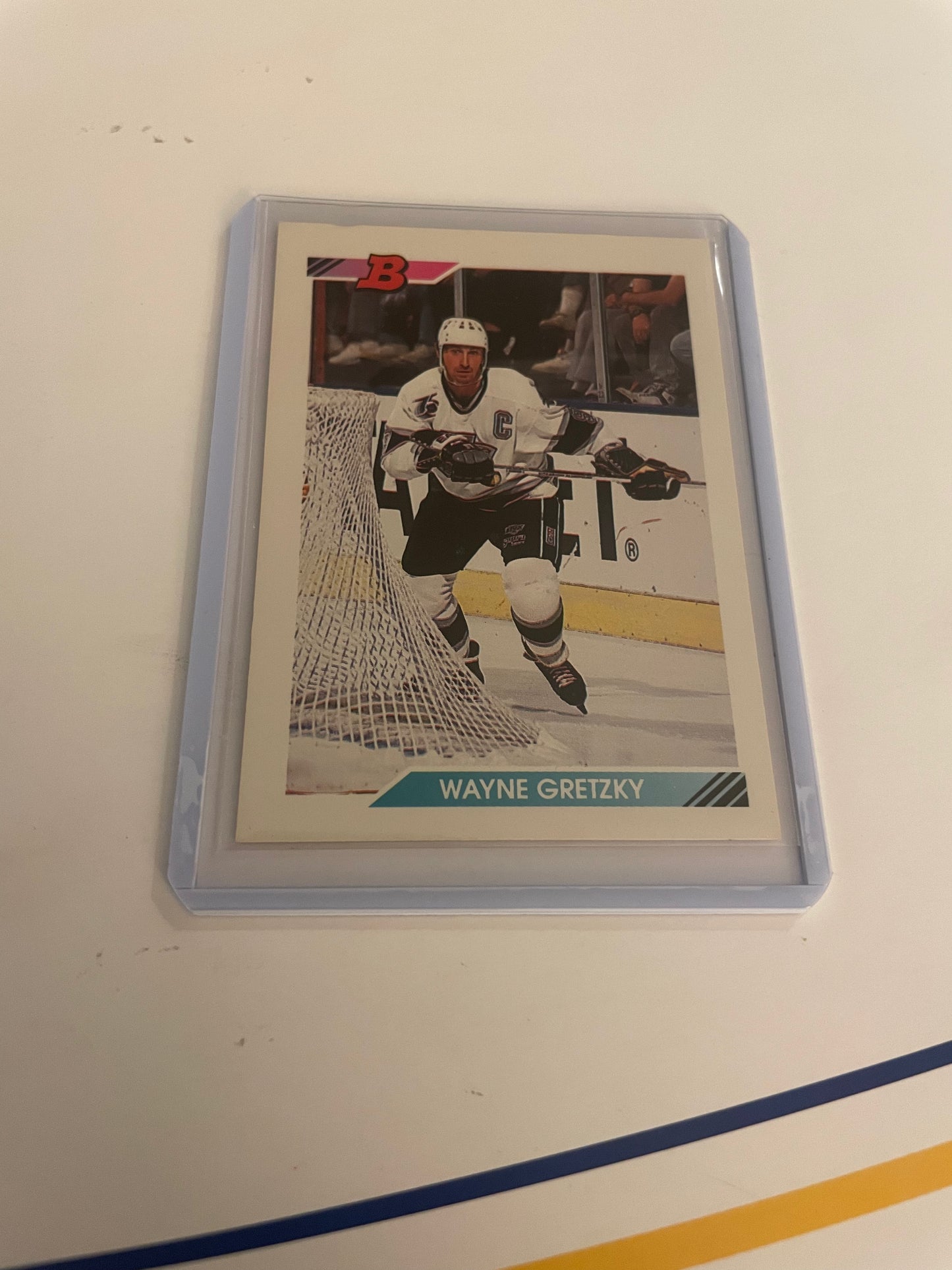 Wayne Gretzky Los Angeles Kings 1992 Bowman