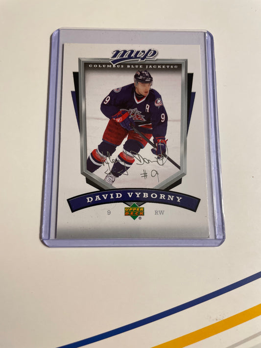 David Vyborny Columbus Blue Jackets 2006 Upper Deck MVP